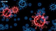 DoD's Jeffrey Schneider and Philips' Navin Natoewal interview_Red coronavirus x-ray animation by Koda/Getty Images