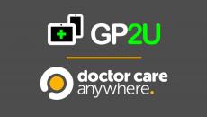GP2U and Doctor Care Anywhere logos